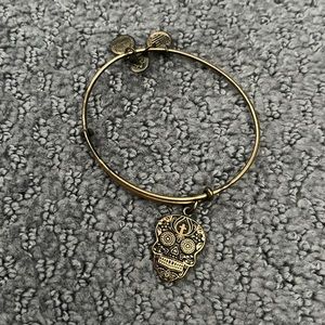 Alex and ani skull bracelet